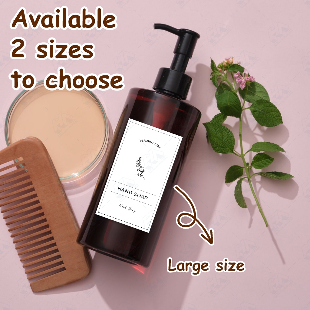 Minimalist Sticker Labels Toiletries Bathroom Anti-scratch Waterproof ...