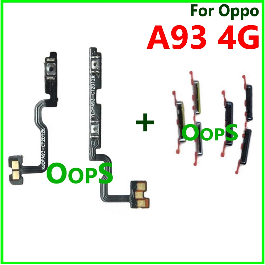 Rear Power On Off volume button flex For OPPO A93 4G Side Key buttons ...