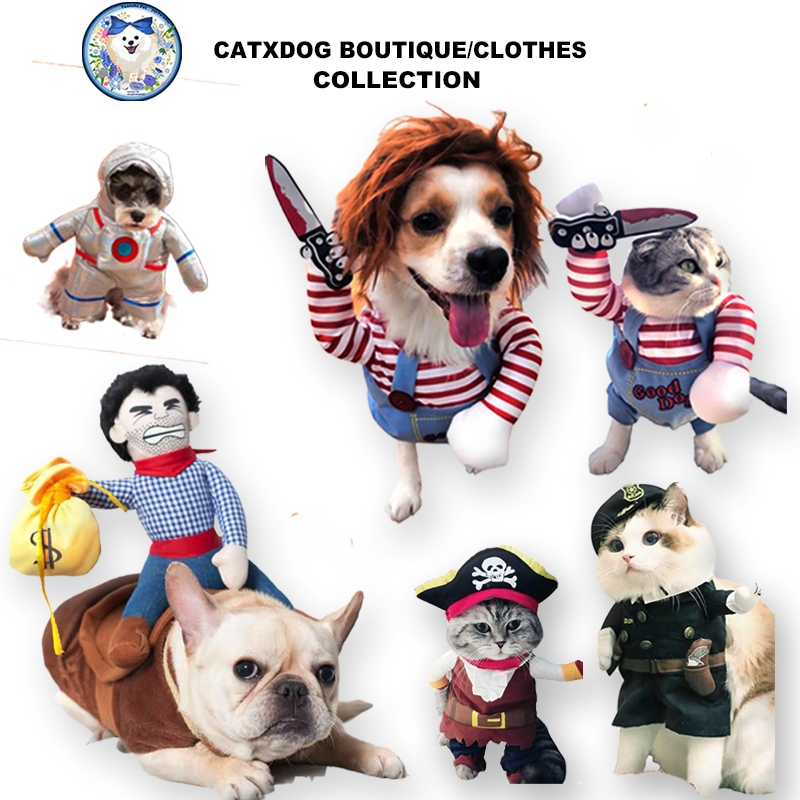 【Yuanzhs Pet】dog chucky costume dog outfit chuckie pet costume