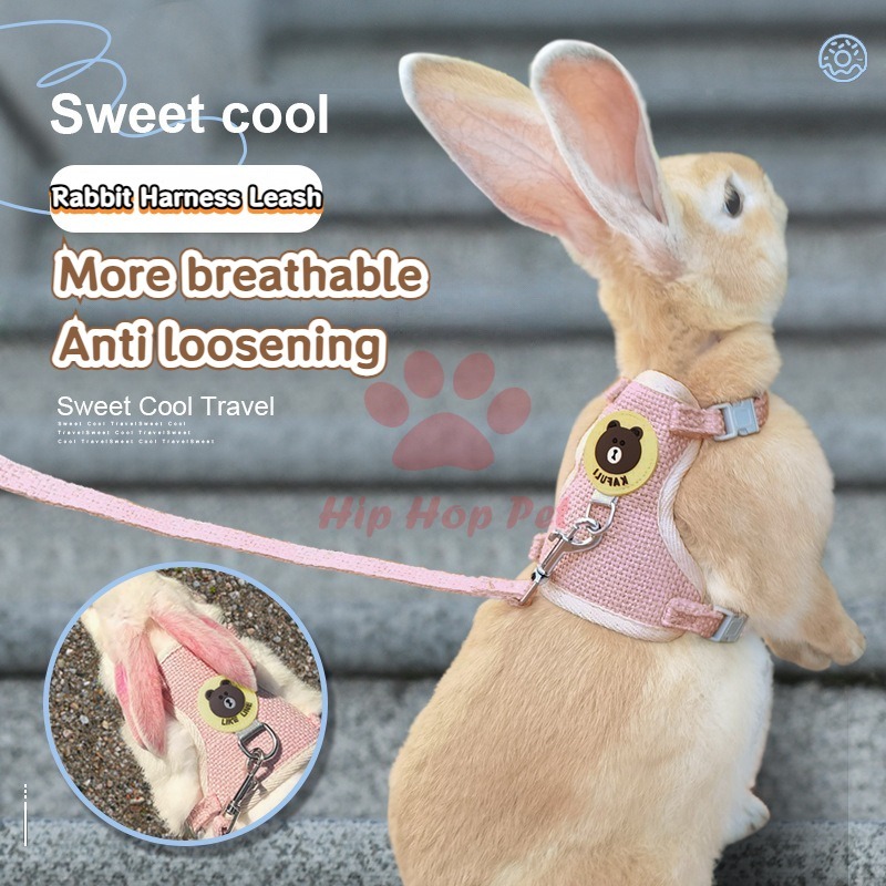 Rabbit Clothes Dog Harness Vest Rabbit Accessories Harness Guinea Pig ...