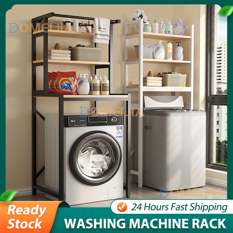 【Ready Stock】Washing Machine Rack 3-Tier Bathroom Storage Shelf Toilet ...