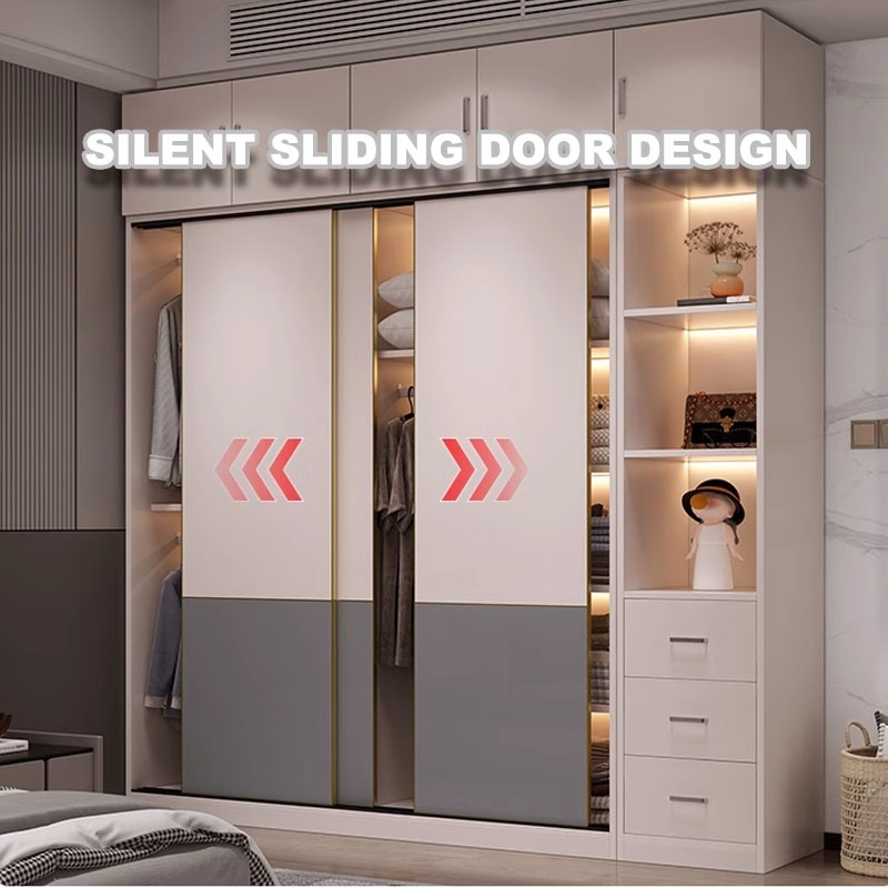 Sliding Door Wardrobe Bedroom Wardrobe Family Wardrobe Rental Room ...