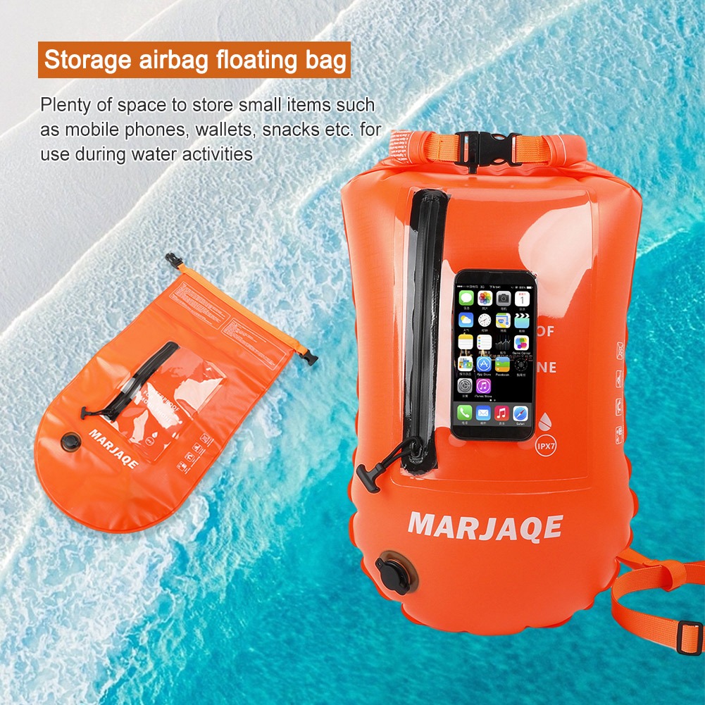 20L Lifebuoy Buoy Bag Highly Visible IPX7 Waterproof Inflatable