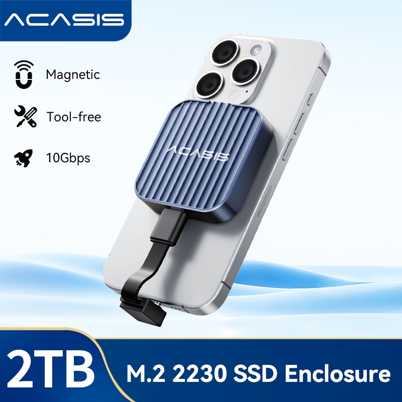 ACASIS New-Clear M.2 NVME SSD Enclosure With Cooling Fan, USB 3.1