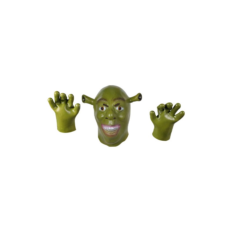 mask Shrek costume Mask Cosplay Latex Masks Helmet Masquerade Halloween ...