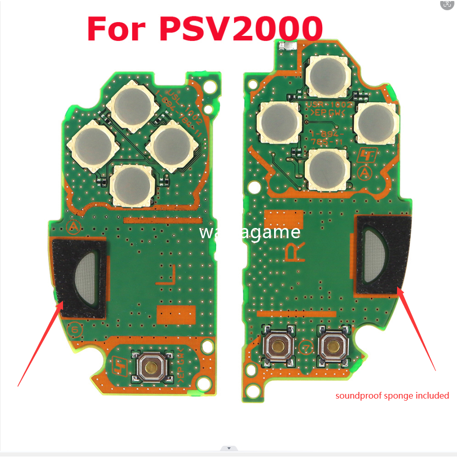 new Left Right Keypad PCB Circuit Button Board For PSV2000 LR Switch ...
