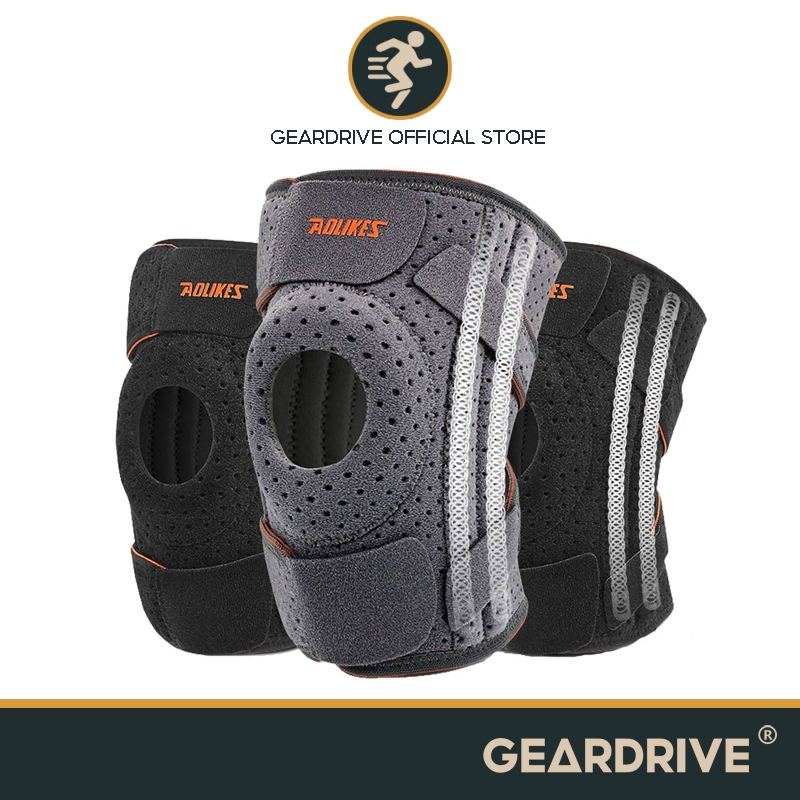 GEARDRIVE 1Piece Upgrade 4 Adjustable Straps Knee Brace,Fast Injury ...