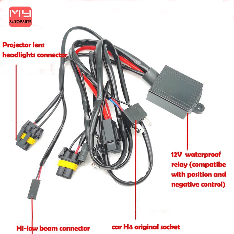 (negative or positive control both works) H4 12V waterproof Relay ...