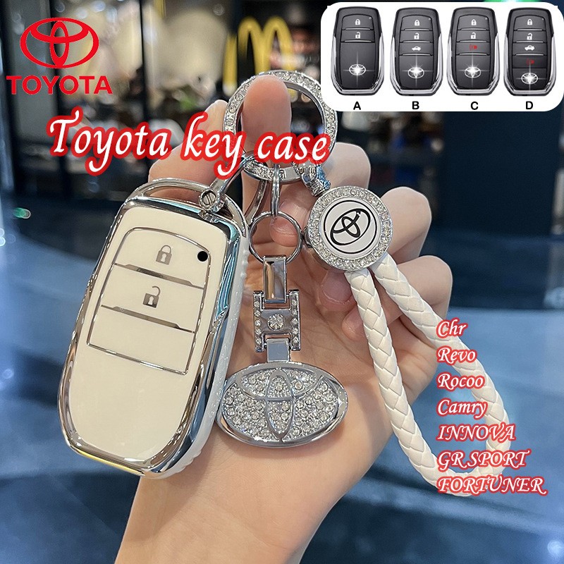 Toyota key cover for toytoa CHR/Revo/Harrier/FORTUNER/INNOVA/GR SPORT ...
