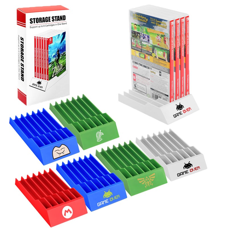 Game Card Box Storage Rack desktop bracket for Switch Lite Cassette ...