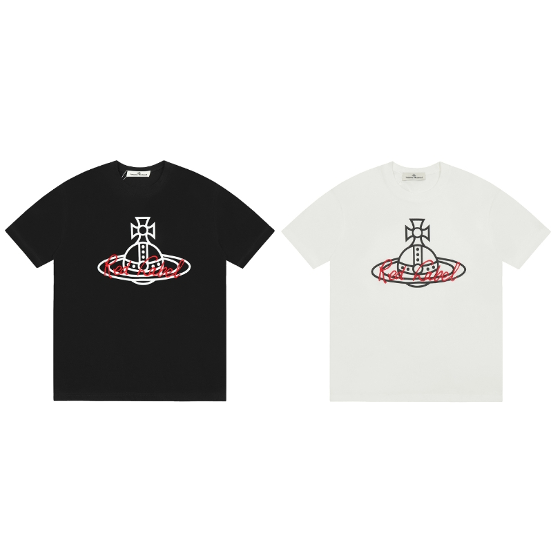 High-quality Pure Cotton T-Shirt Fashion Planet Printing+Open Line ...