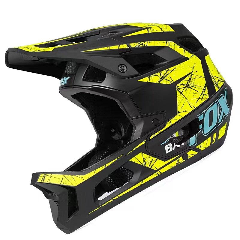 Road Bike Helmets With Face Protection BIKE HELMET BICYCLE HELMET MTB Full  Face Helmet Adult DH Downhill