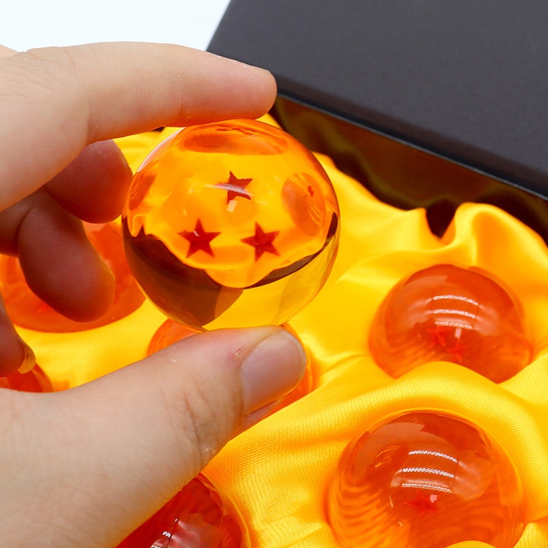 New 7pcs JP Anime DragonBall Z Stars Crystal Ball Collection Set