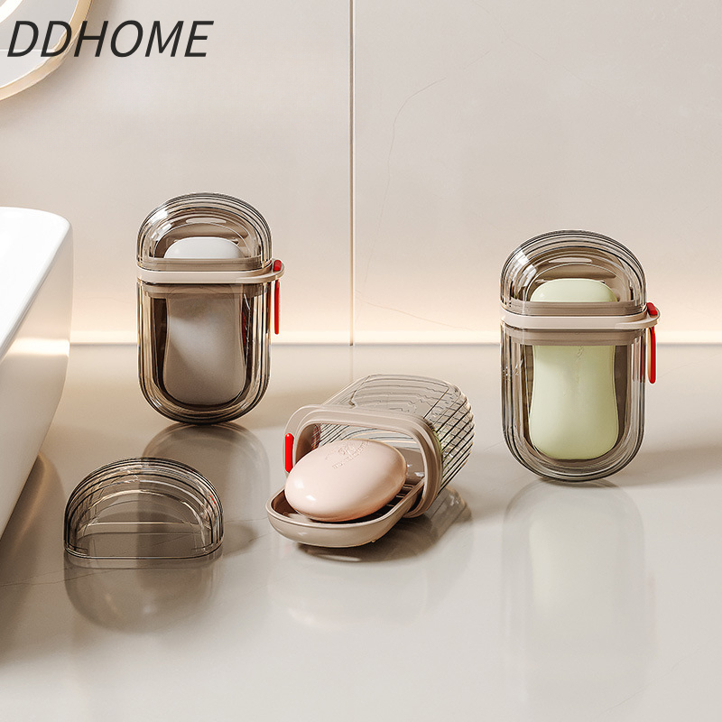 (Local Seller) DDhome Soap Box/ Travel Soap Container with Lid/ Leak ...