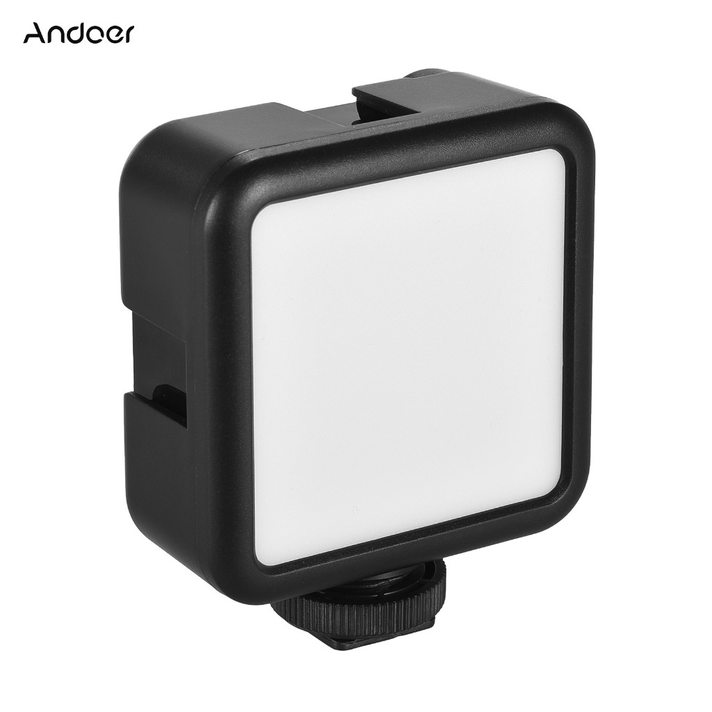 Andoer W49S Mini Photography Lamp Portable On-Camera LED Light 5600K ...