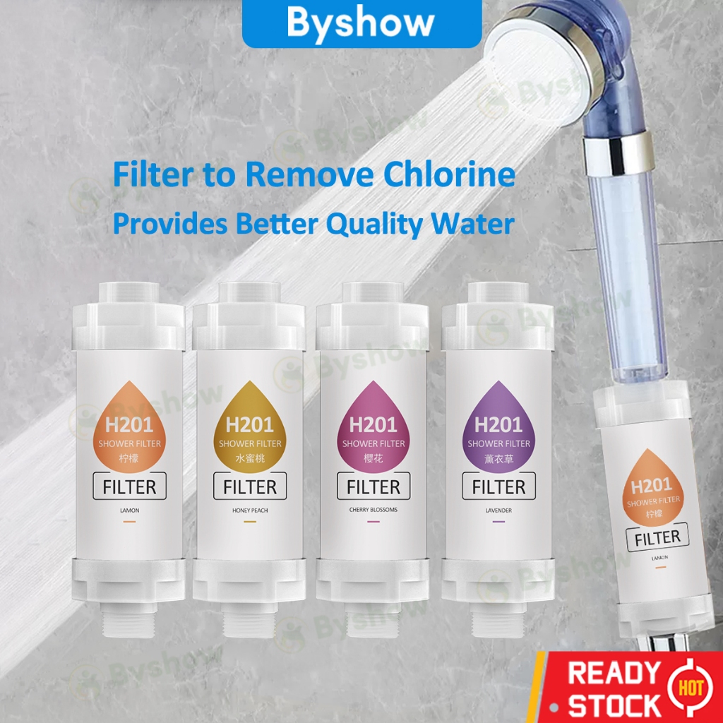 【Byshow】H201 Vitamin Fragrance Shower Head Filter purifier Scented ...