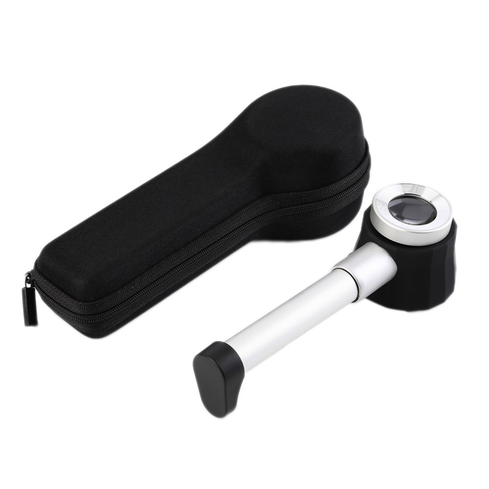 Loupe magnifier 10X Optical Glass LED Light Magnifying Magnifier ...