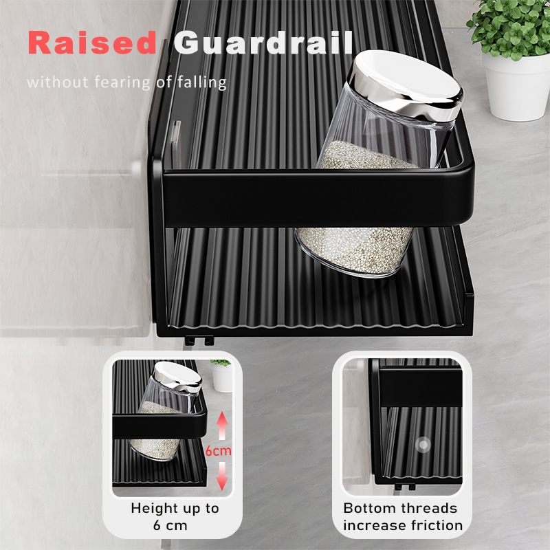 MEIDOO Aluminium Wall-Mounted Waterproof Bathroom Storage Rack | Shopee ...