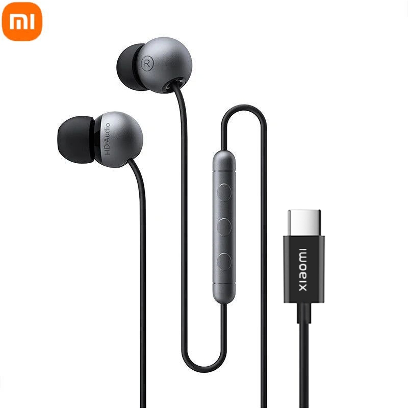 Original Xiaomi Dual Magnetic Ultra Dynamic Unit Earphones Type c Port With Mic Wire Control In ear Headset Shopee Malaysia