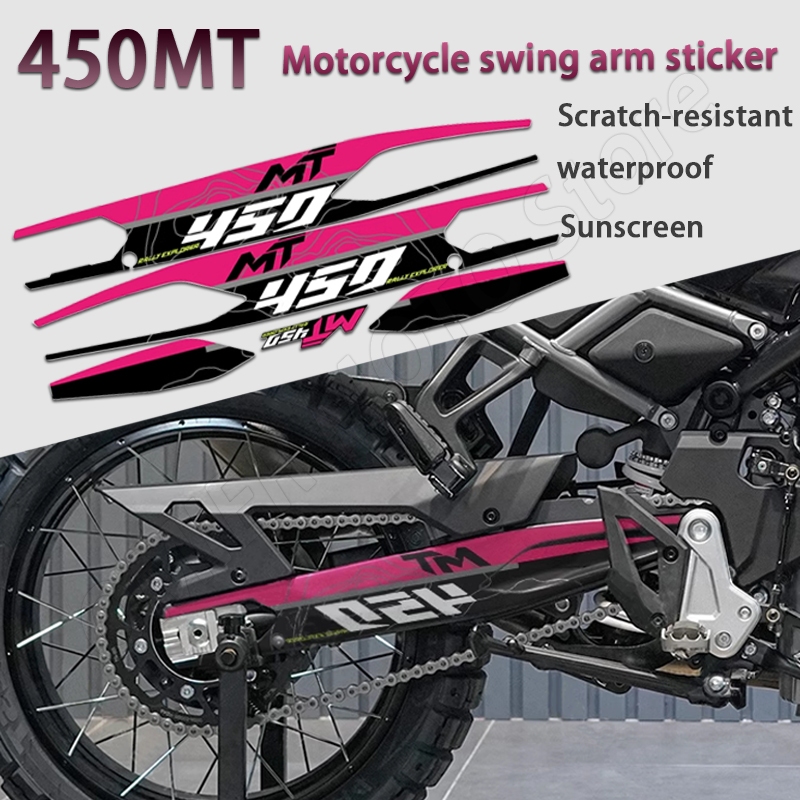 3M Motorcycle Swing arm Decal Waterproof Rotating Shaft Swingarm ...