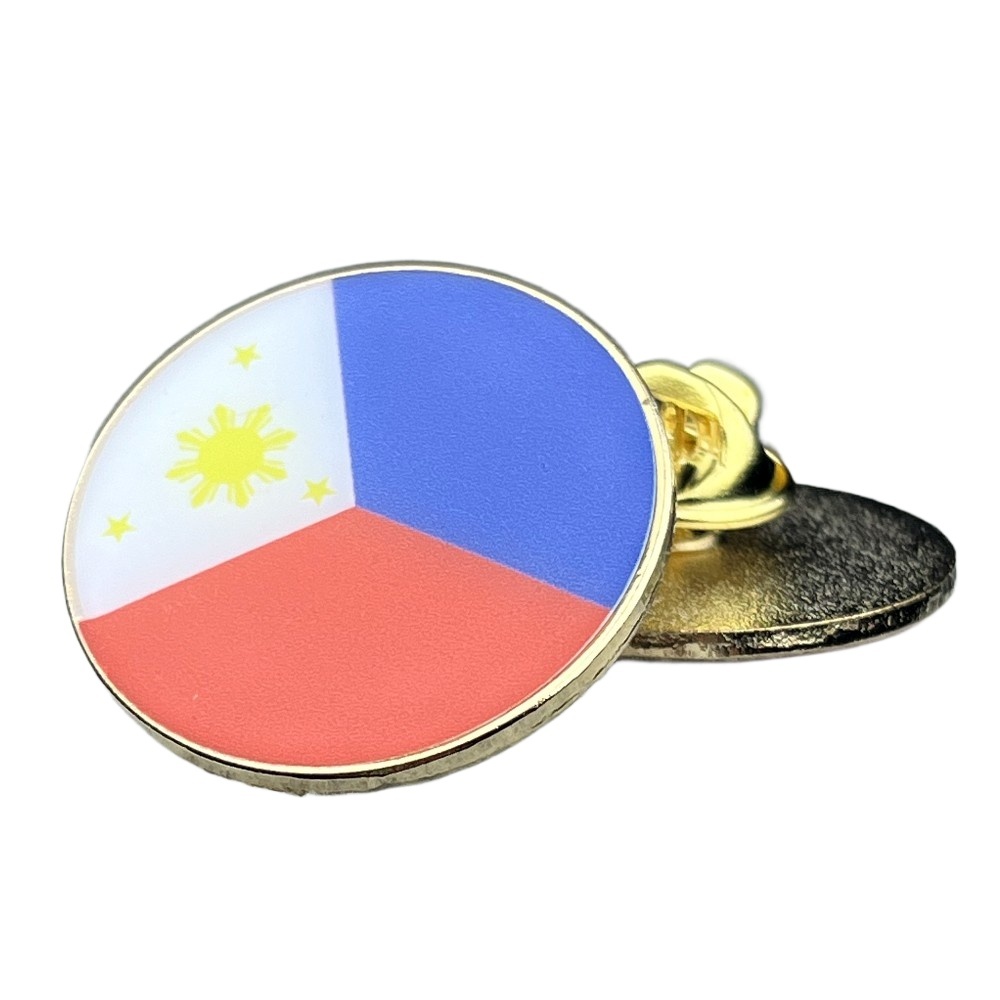 Enamel New Philippine Flag Collar Pin Lapel Pin Size 1 Inch | Shopee ...