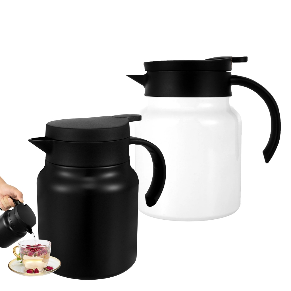 800/1000ml Tea Pot 316 Stainless Steel Water Pitcher Leak-Proof