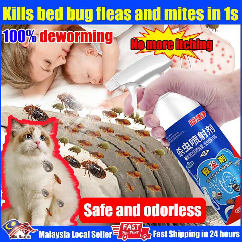 【Safe and odorless】Bed Bug&Dust Mite&flea&Ticks killer Spray 500ML Bed ...
