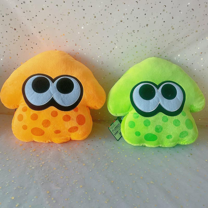 30cm Orange Green Anime Splatoon Inkling Kawaii Animal Pollow Cushion ...