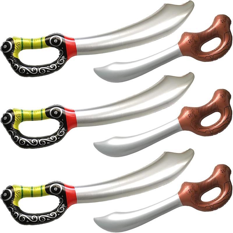 Spada Gonfiabile Da Pirata Ds. Distinctive Style - Decorazione E Gioco Per Feste A Tema - Per Bambini E Adulti - 3