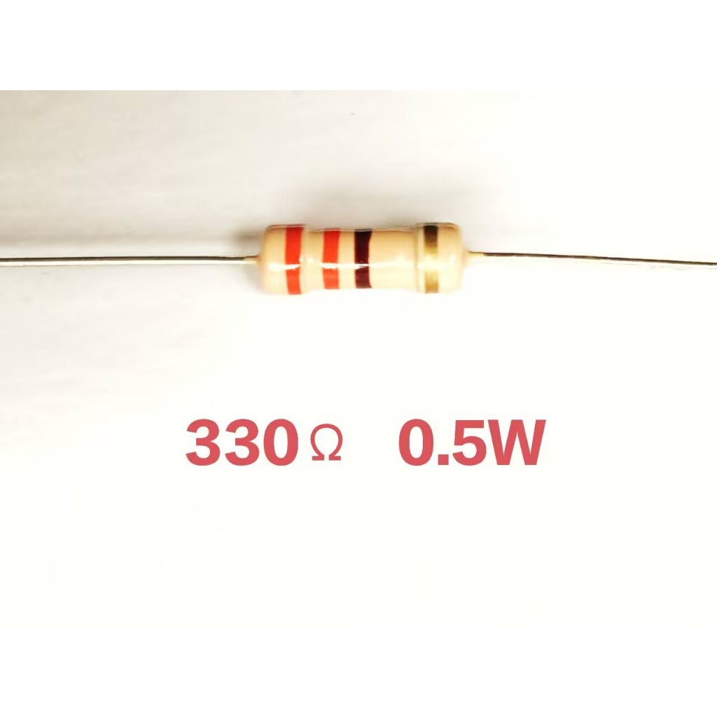 Jiado Resistor 1/2W 5% 2.2 ohm 10ohm 15ohm 20ohm 47ohm 300ohm 330R ...