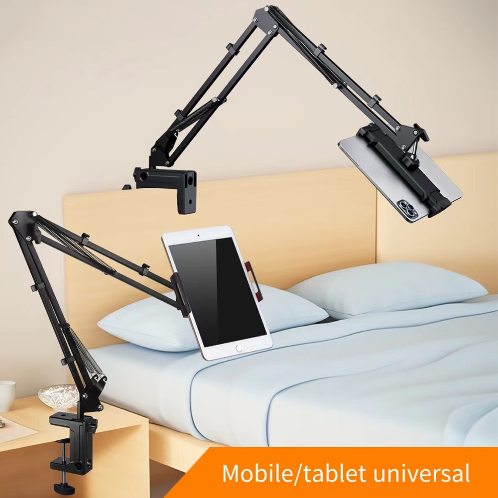 Metal Cantilever Cell Phone Stand Tablet Telescopic Stand Bedside Catch ...