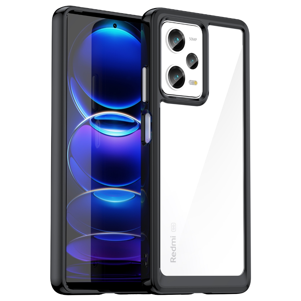 Case For Redmi Note 12 Pro Plus Case Hard Transparent Cover For Xiaomi ...