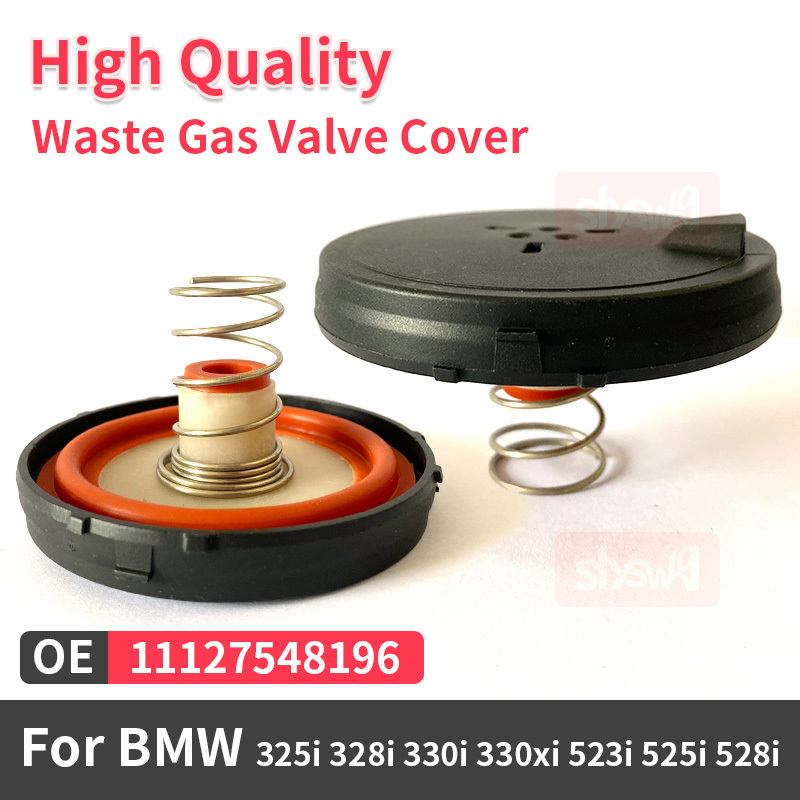 11127548196 New Engine PCV Valve Cover Repair With Membrane For BMW N53