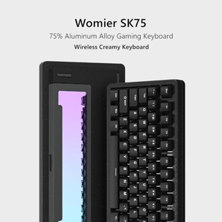 WOMIER SK75 75% Mechanical Gaming Keyboard RGB Aluminum Wireless 3 ...