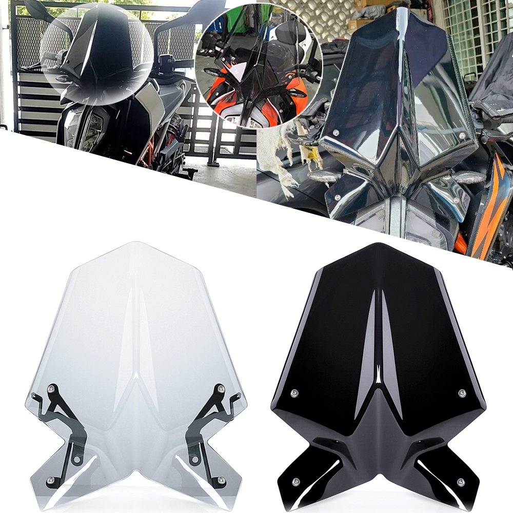 For 790 Duke 890 Duke 2018 - 2023 Windshields Wind Deflector Wind Screen