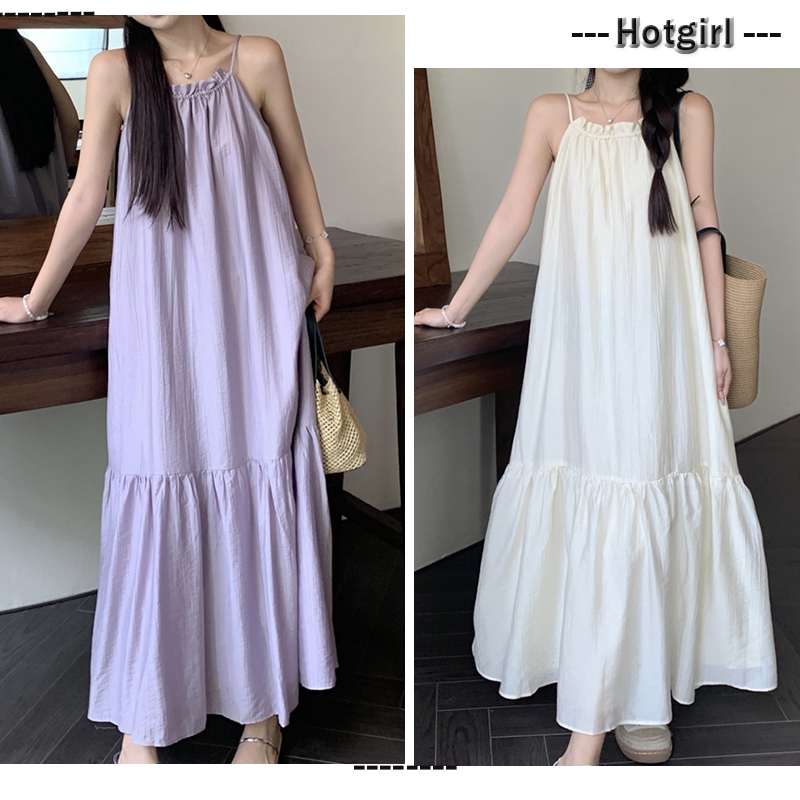 2025 retro temperament red suspender dress women's high-end banquet dress dress sexy split hip wrap dress