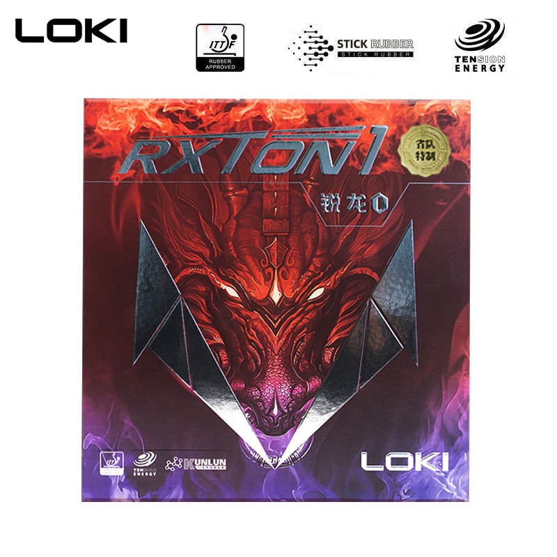 Origianl Loki Rxton 1 Table Tennis Rubber Sticky ITTF Approved Ping ...