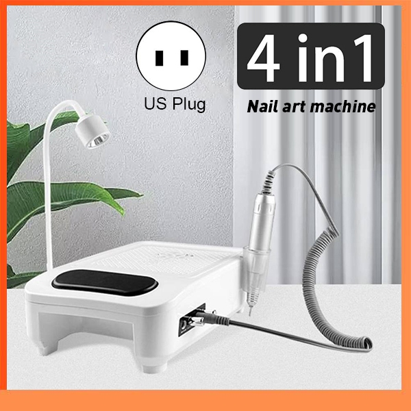Multi function 4 in 1 Nail Vacuum Cleaner Large Suction Nail Drill ...