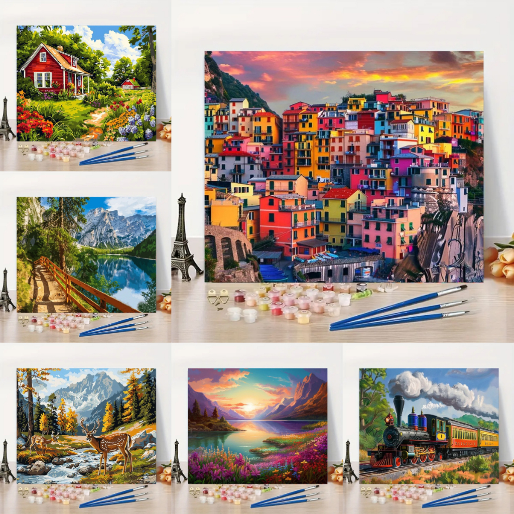 Paint By Numbers Kits For Adults Beginner Diy Painting By Number Arts