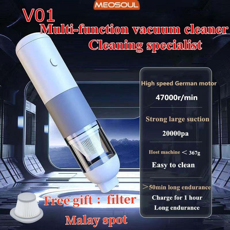 V01 portable vacuum cleaner 20000PA mini wireless home car wireless