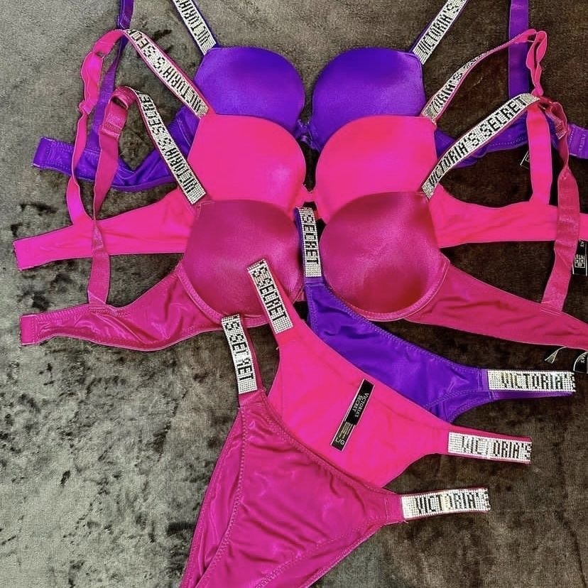 Victoria's Secret Bra Set Sexy Underwear Panties Two-Piece Set Hot ...