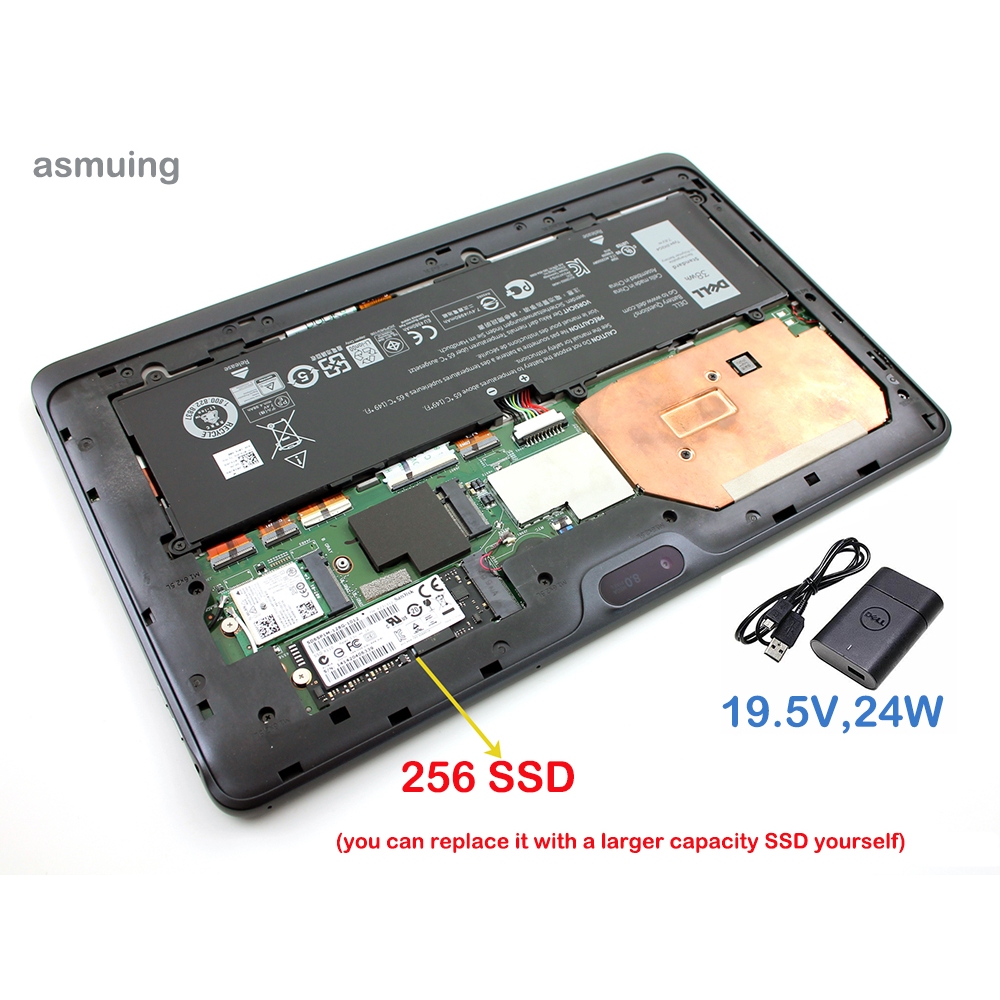Dell Venue 11 Pro 7140 SSD 256GB RAM 8GB Intel Core 5Y71 10.8 Inch Computer Windows 10 Laptop Used Units Shopee Malaysia