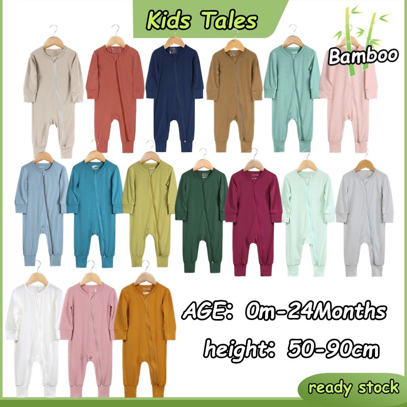 Bamboo Fiber Baby Clothing Newborn Romper Infant Girl Boy Sleepsuit ...