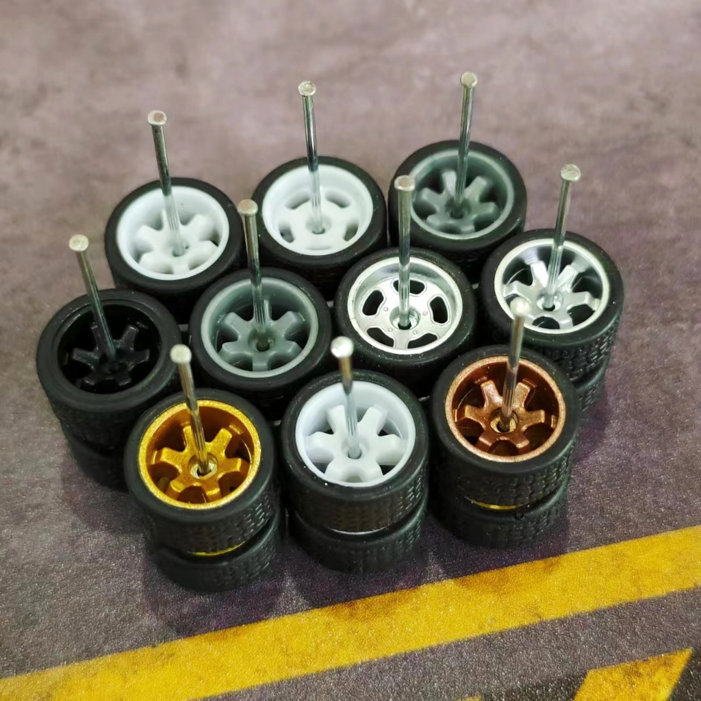 5x Ruote Oro 9mm Te37 Real Rider con Set di Pneumatici in