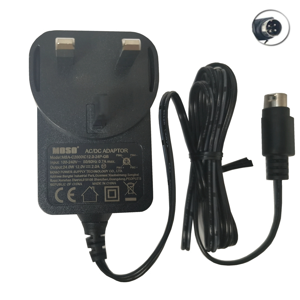 Accessory USA 5V 12V 2A AC Adapter - 4-Pin Power Supply Charger For Yu Feng YFAFR24084001 JYCC-168