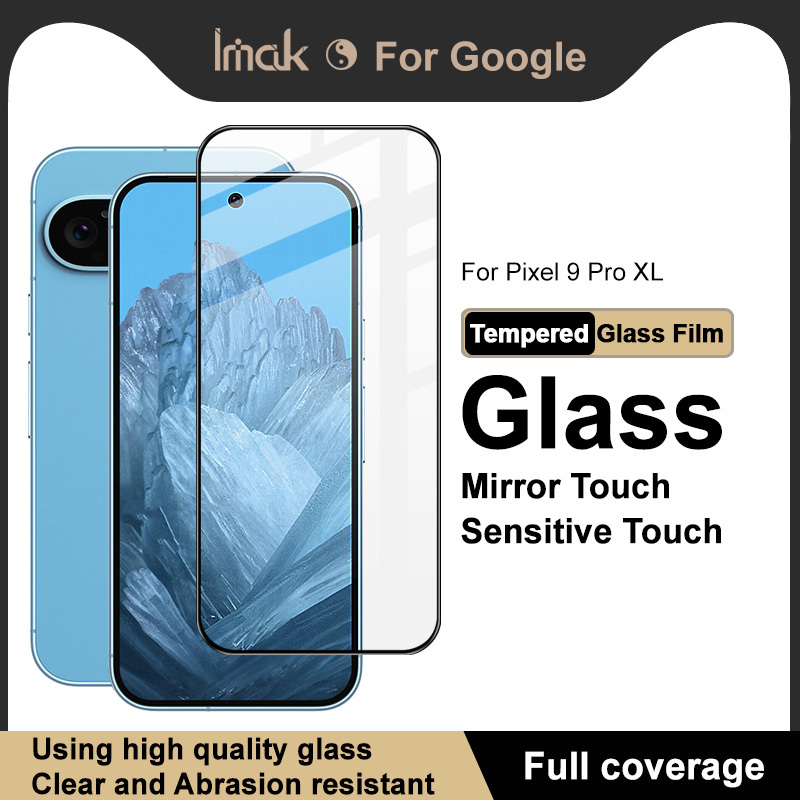 imak Google Pixel 9 Pro XL Full Coverage Tempered Glass Film Screen Protector Film HD Abrasion