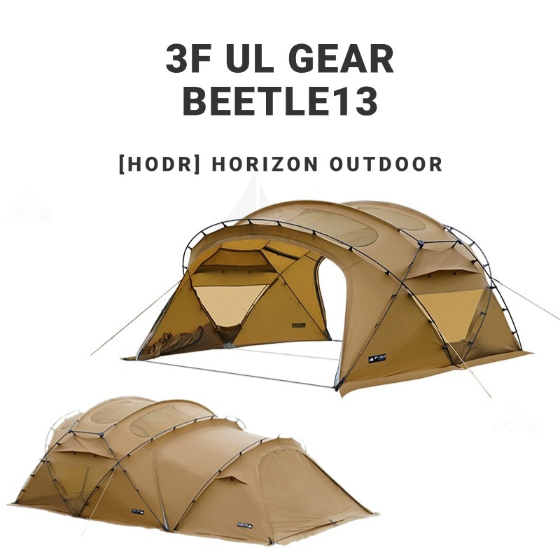 HODR】3F UL GEAR Beetle13 V2.0 Outdoor Camping 2-4person 70D Nylon