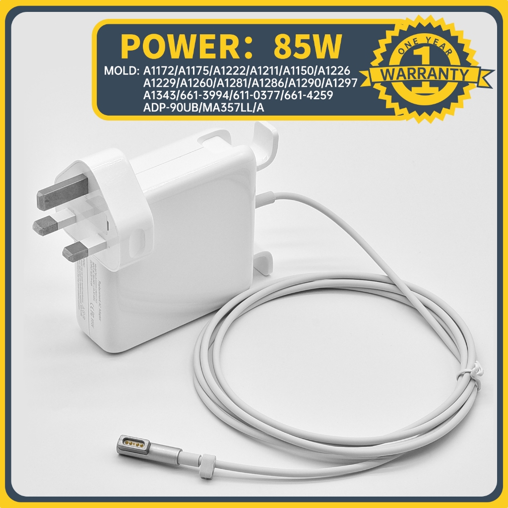 85W Power Adapter L-Tip charger Magnetic Connector Charger Compatible ...