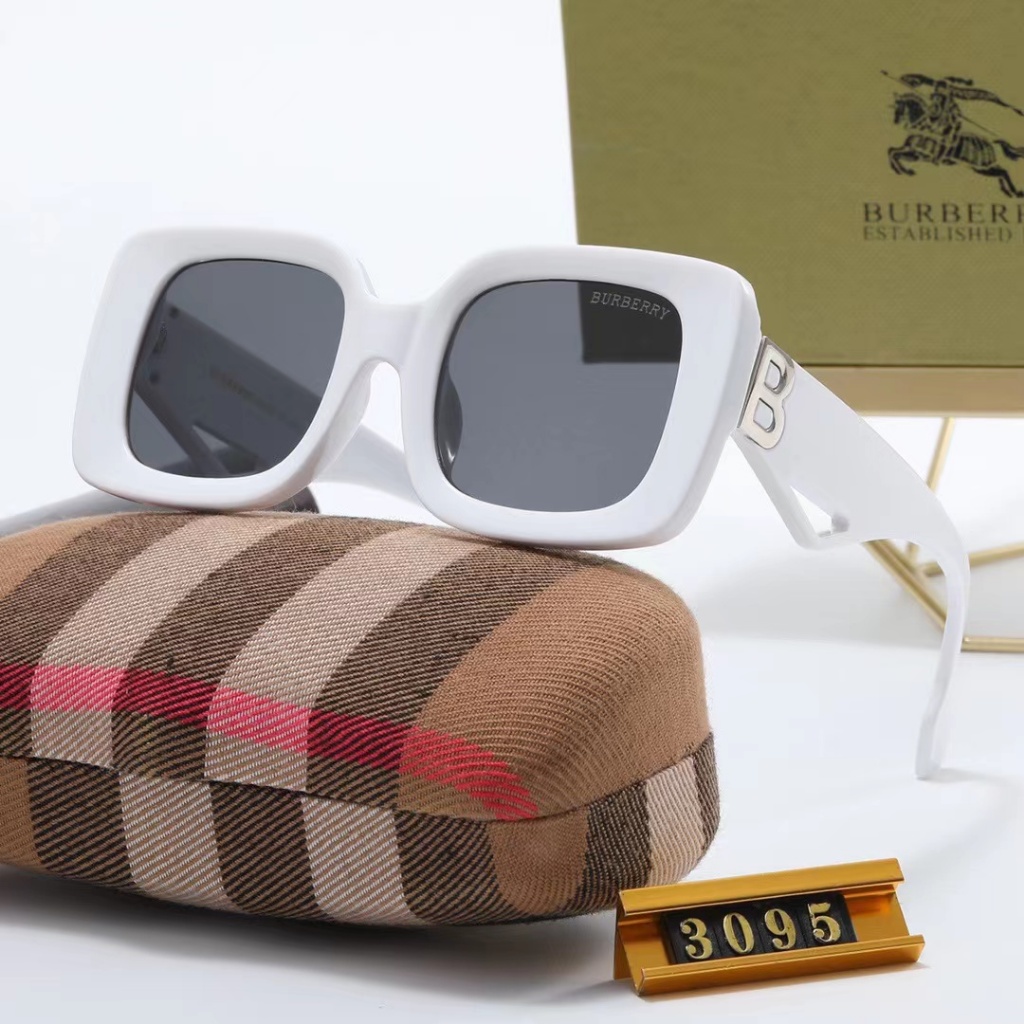 2023 New Fashion Square Burberry Sunglasses Women Men Brand Designer Vintage Sun Glasses For Female Shades 3095