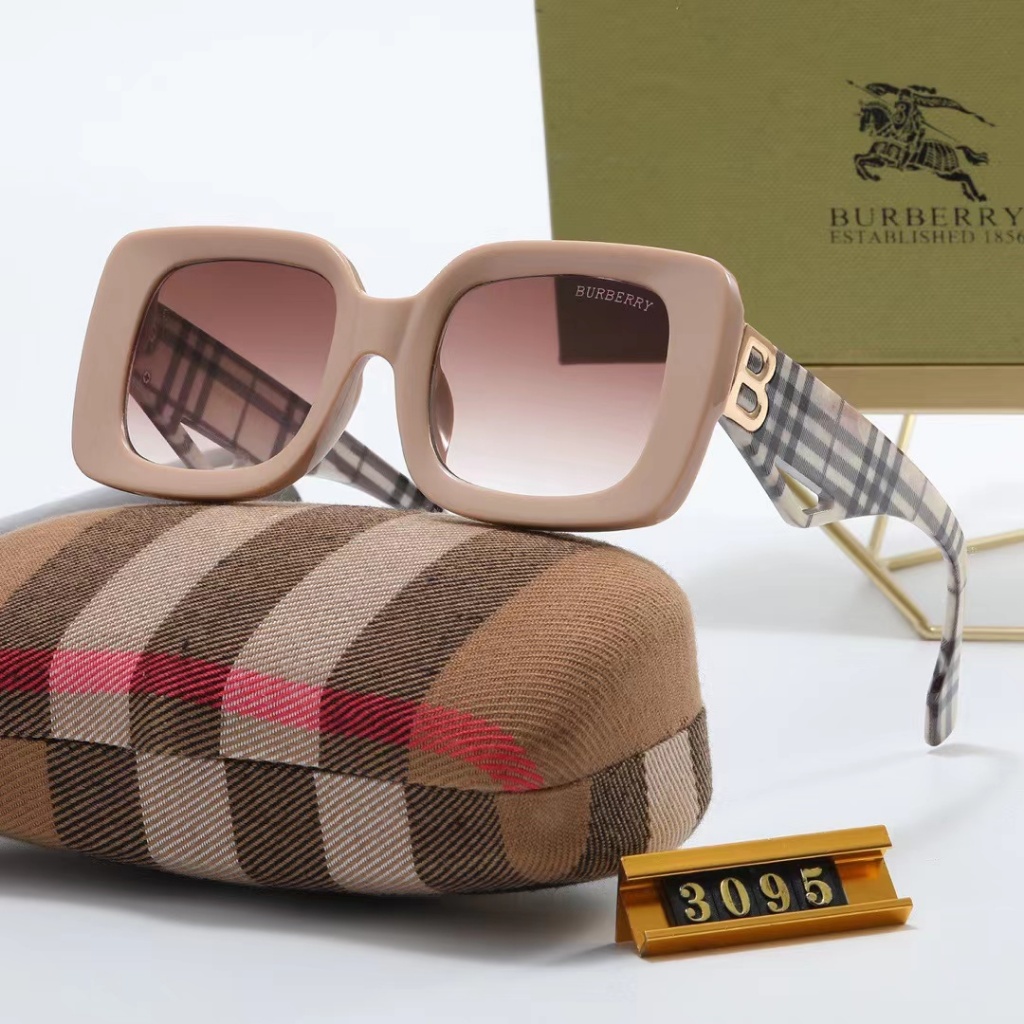 2023 New Fashion Square Burberry Sunglasses Women Men Brand Designer Vintage Sun Glasses For Female Shades 3095